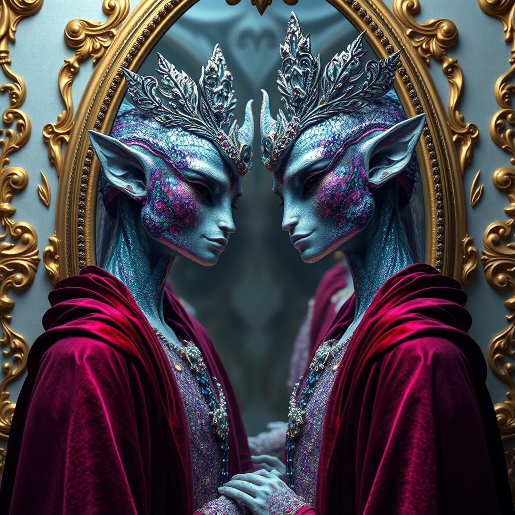 Regal Ego in Iridescent Splendor