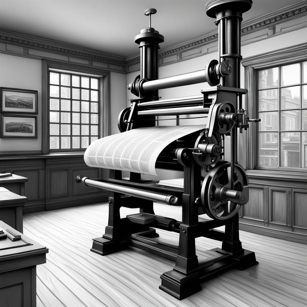 The printing press is a much more modern invention, dating back to 1436 AC when Johannes Gutenberg, a German goldsmith, ...