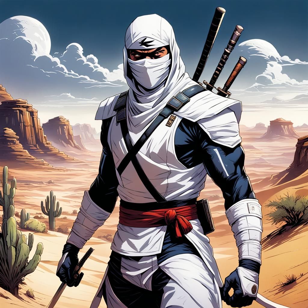 Storm Shadow in White Ninja Uniform