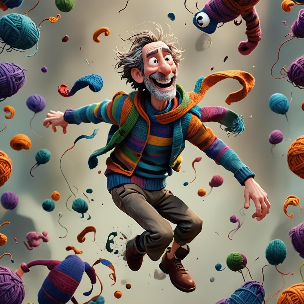 Dynamic Character Concept Art in Aardman Style