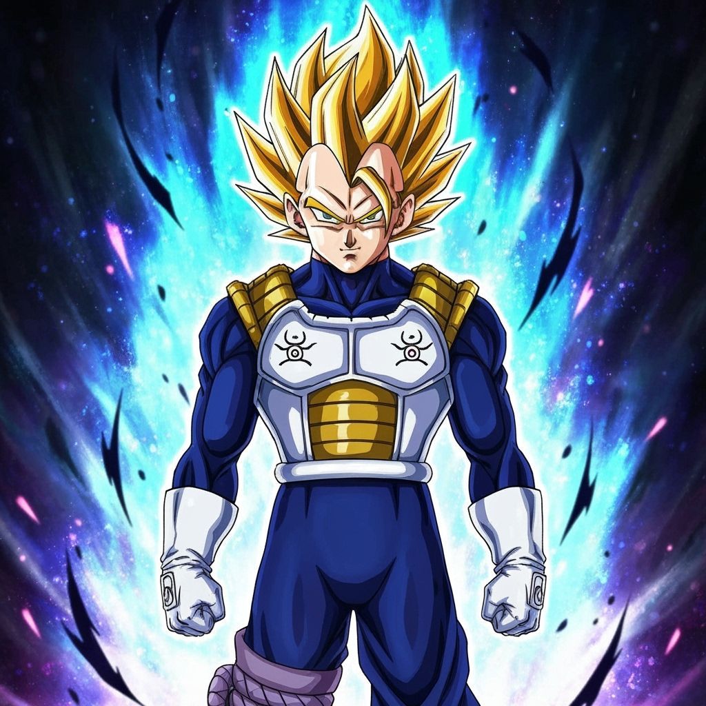 Vegeta and Sasuke Fusion with Cosmic Energy