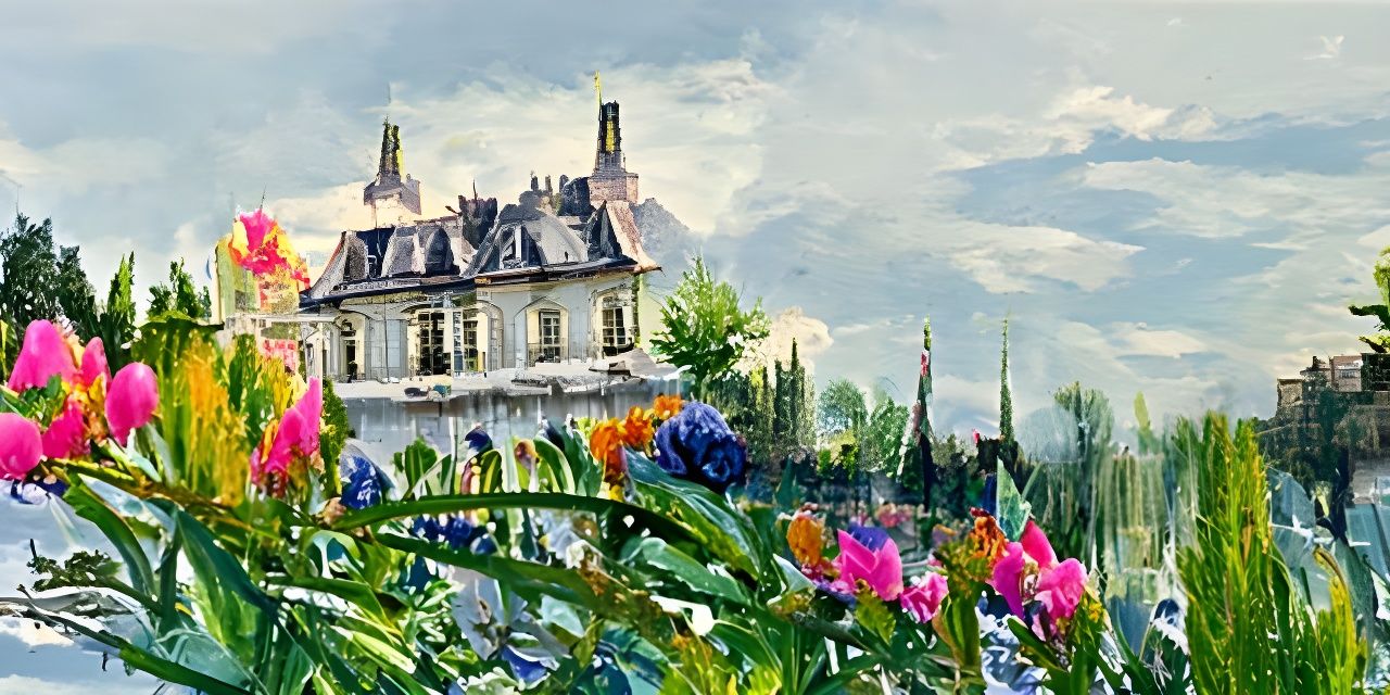 Monet-Inspired Presbytery Garden in Full Bloom