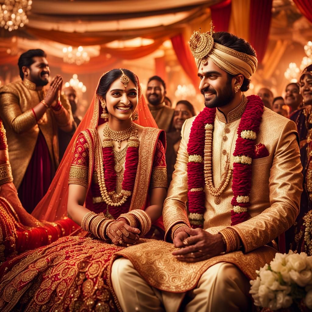 One Indian Wedding. See behind the smiles!