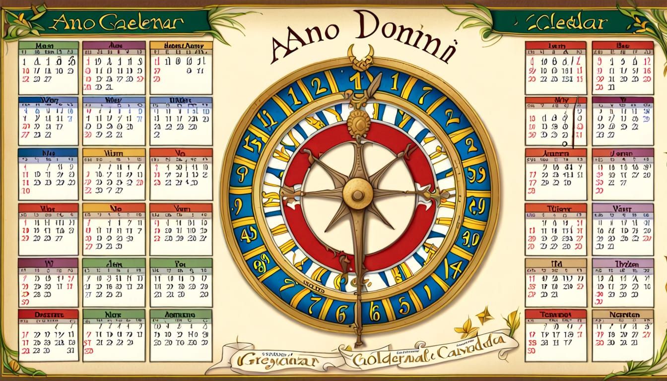 Anno Domini Gregorian Calendar