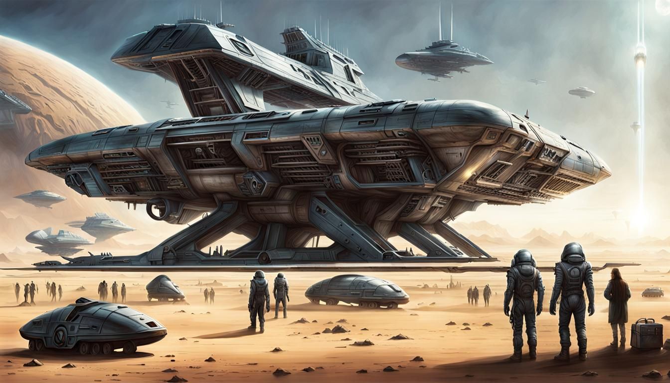 Civilians Board The ARK Space Armada