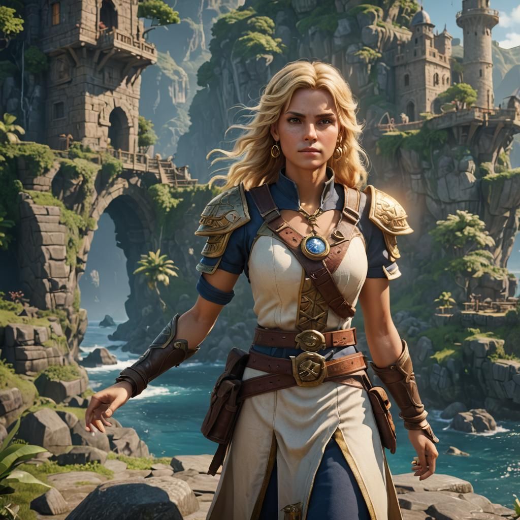 Captain Sindbad on Tropical Island: 3D Game Art