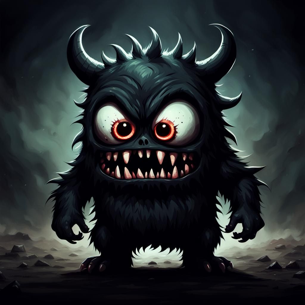Dark Horror: An Angry, Cute Monster