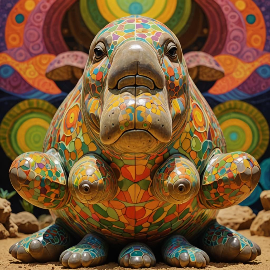 Psychedelic dugong