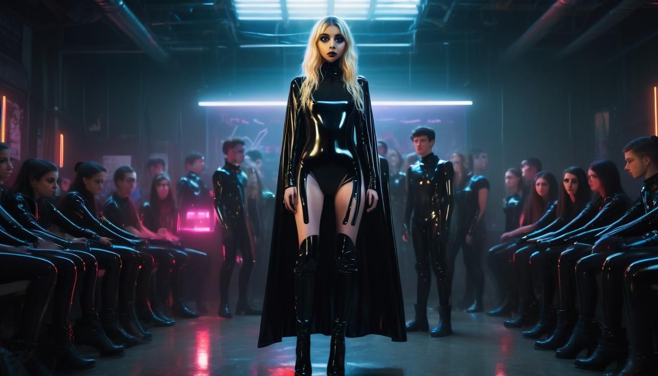 Sci-Fi Classroom Scene with Taylor Momsen