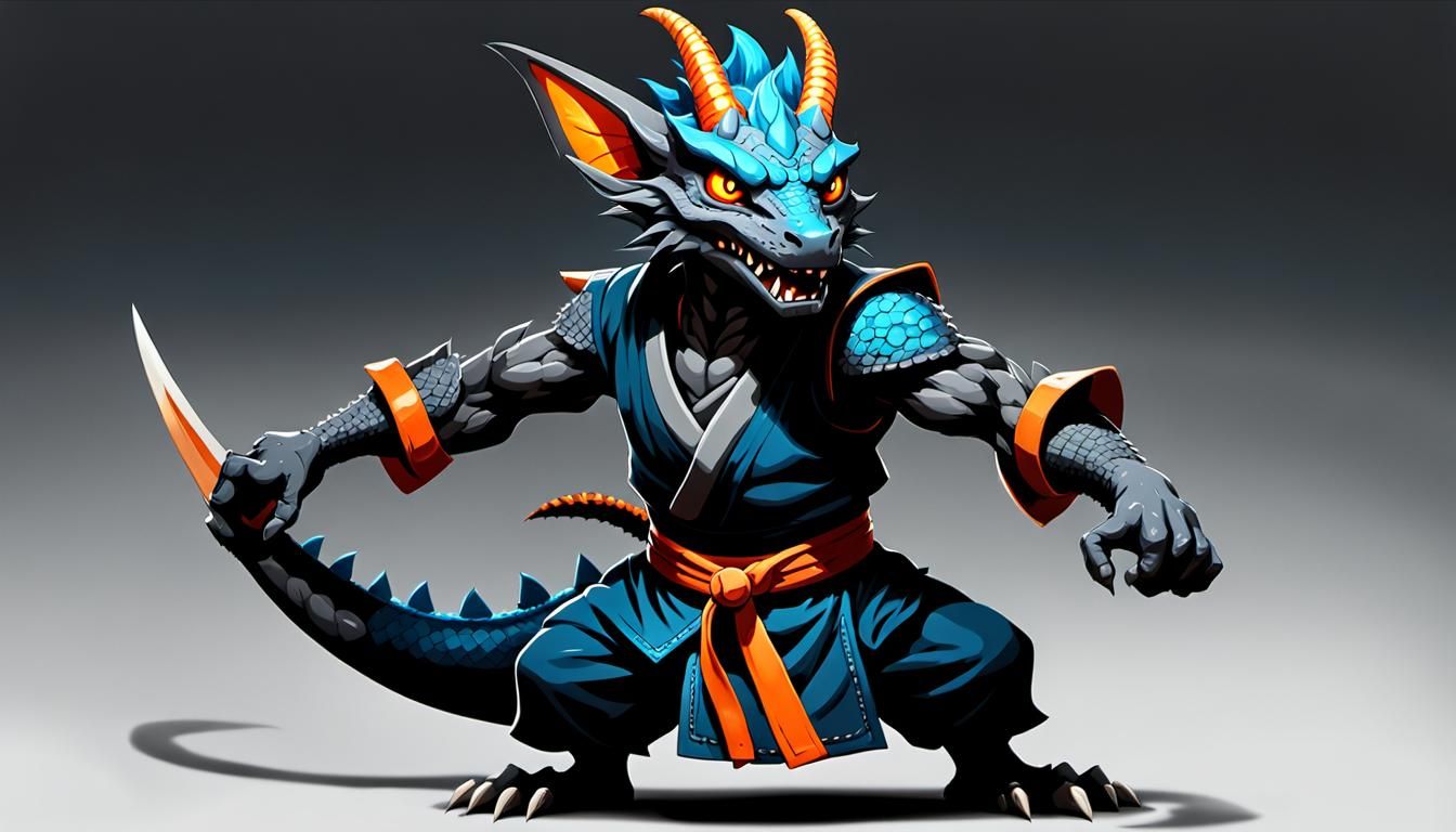 Kobold Monk, my Boyfriends Character, Kavu