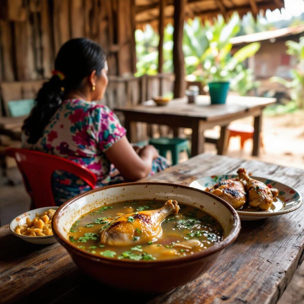 Rustic Chicken Soup Still Life Photography