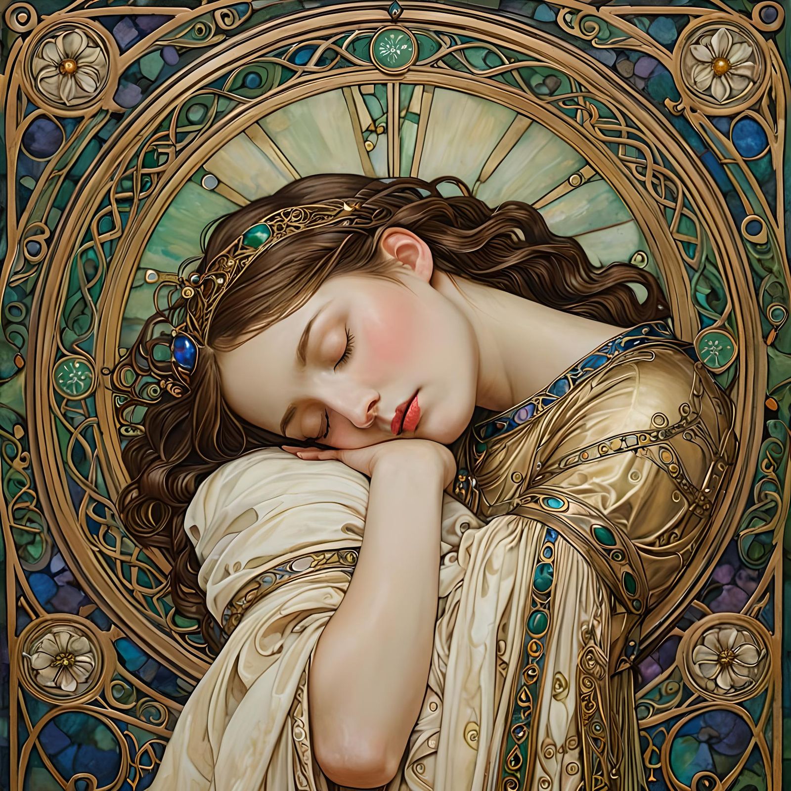 The Sleeping Princess (Artist Studies: Frances MacDonald Mac...