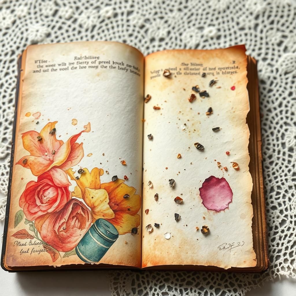 Chaotic Transformation: Watercolor and Mixed Media Art