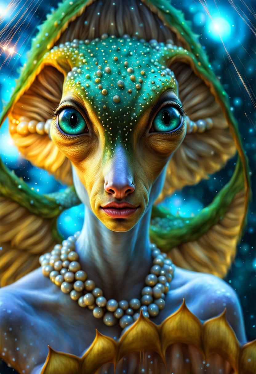 Surreal Alien Life in a Dreamy Photograph