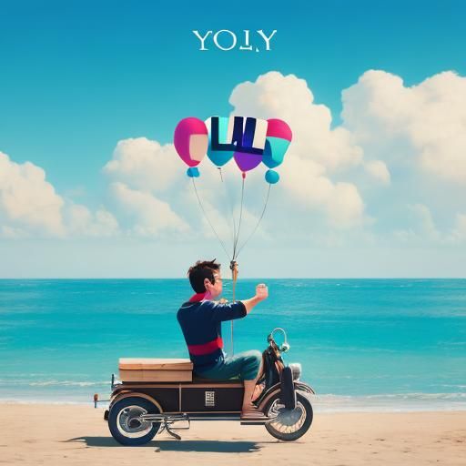 Abstract AI-Generated Design with Bold Colors