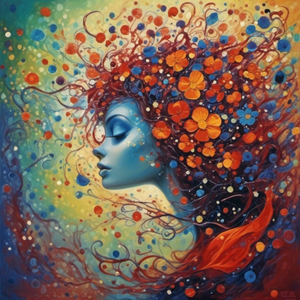 Ethereal Fantasy Scene with Sparkling, Rich Colors