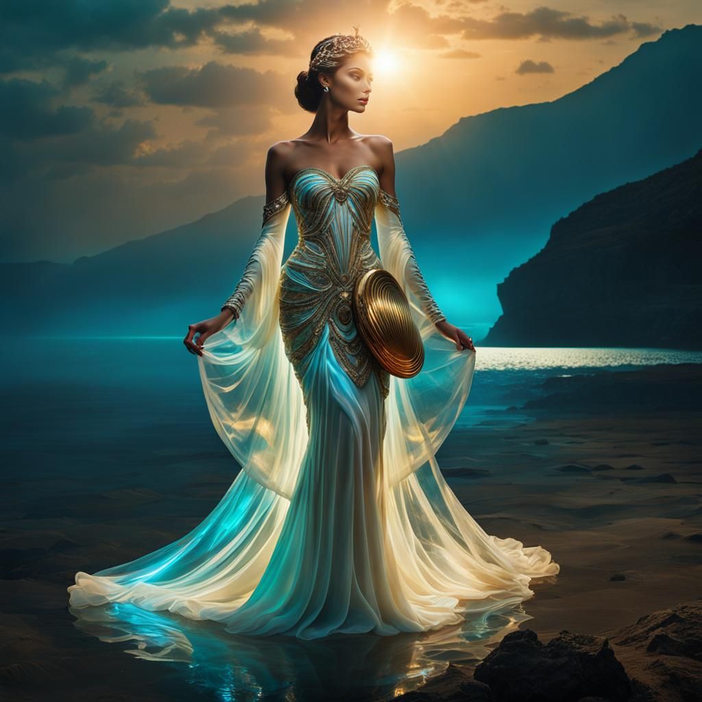 Futuristic Venus Emerges in Greek Mythological World