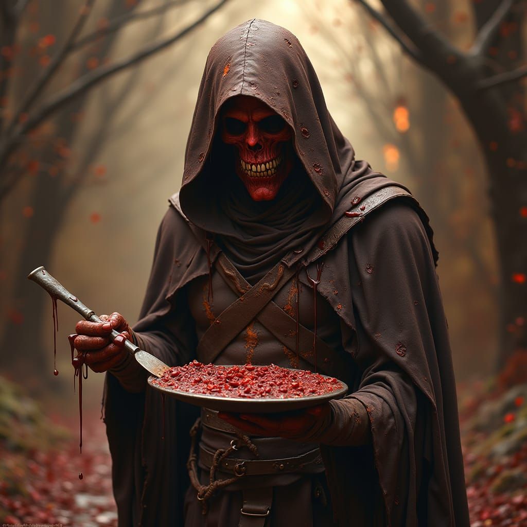 Grimdark Concept in Chocolate Style