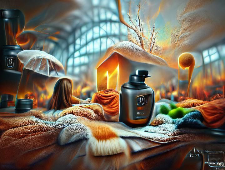 Warm Interior Digital Illustration in 8k Resolution