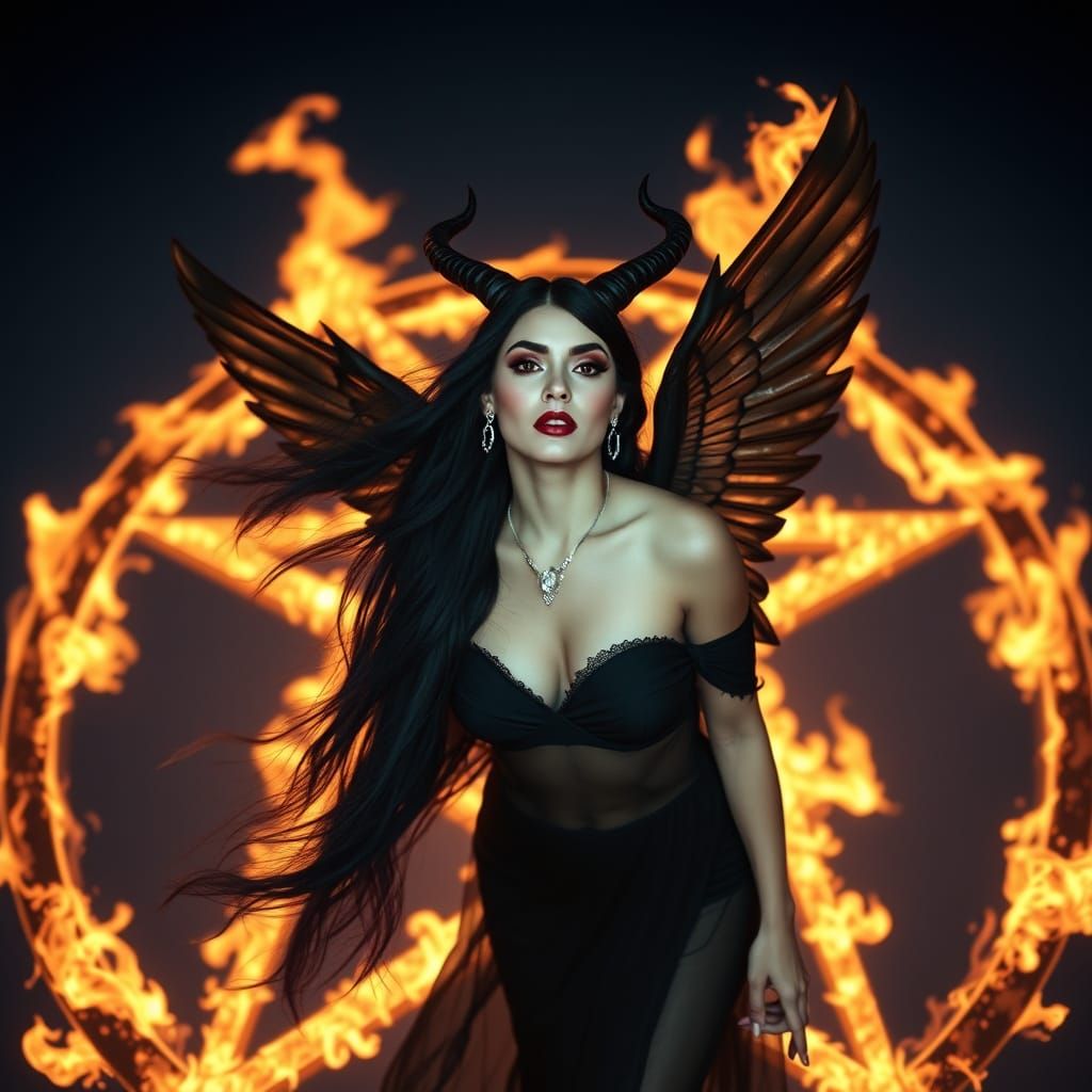 Fiery Goddess in Cinematic Glory