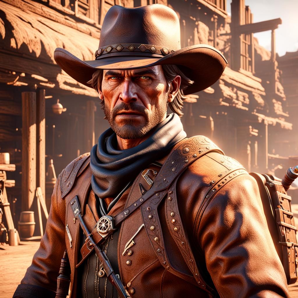 The lone gunslinger