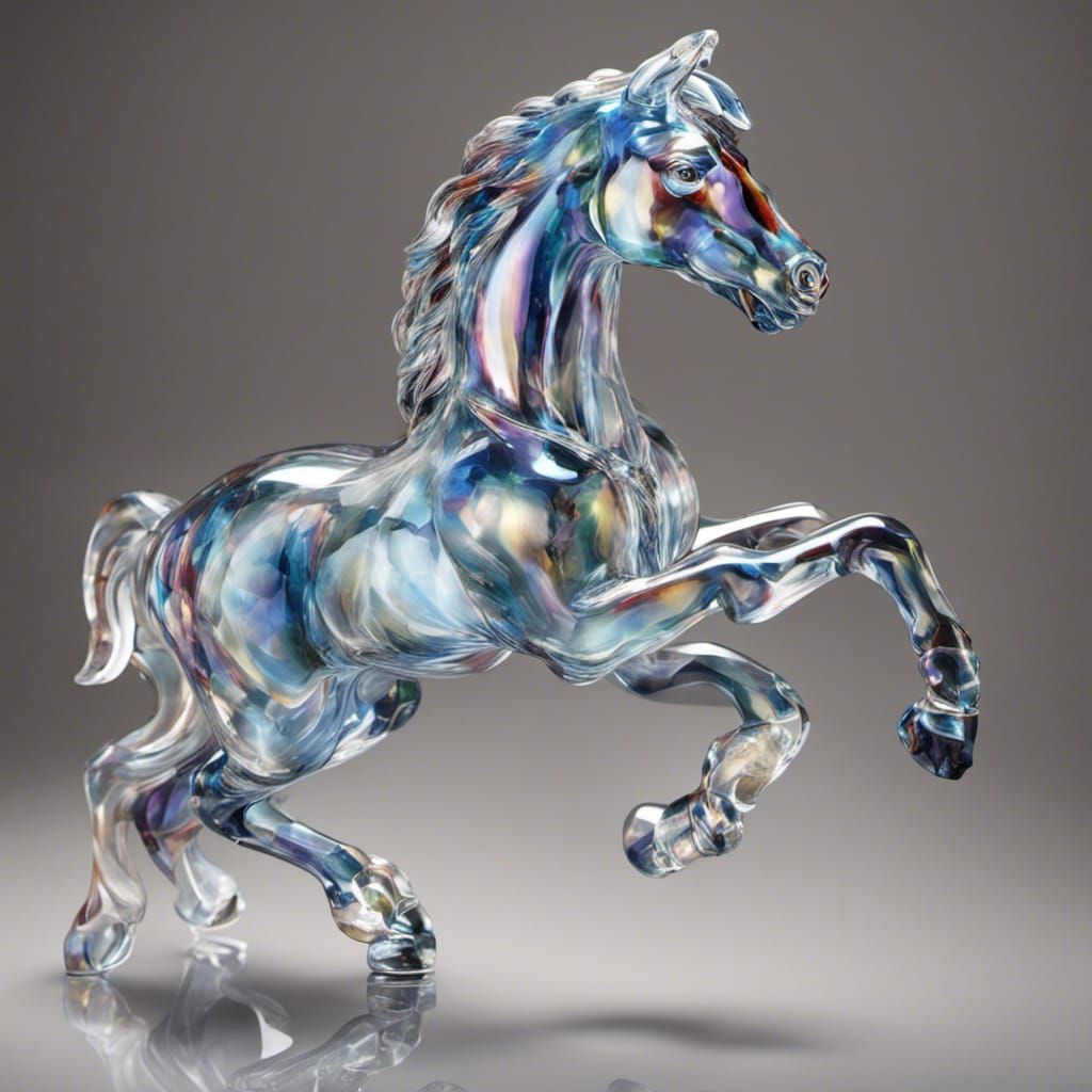 Glass horse 1