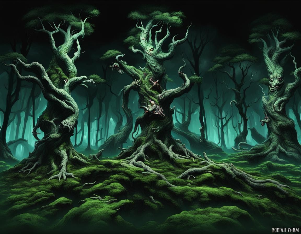 The Living Forest Arena from Mortal Kombat