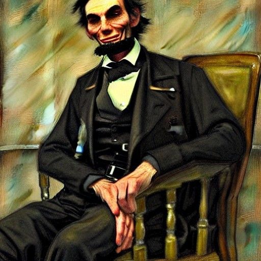 Abraham Lincoln by John William Waterhouse and Edward Hopper