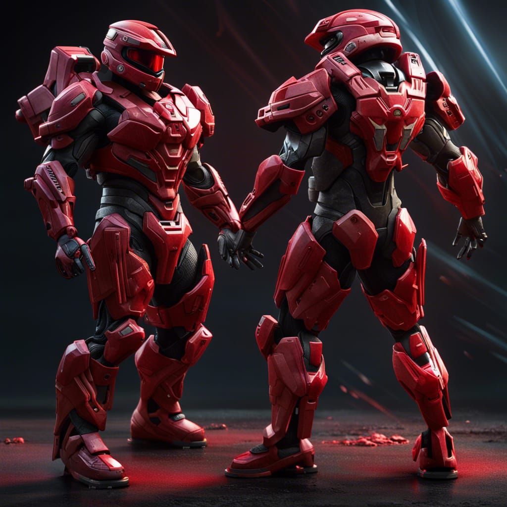 Halo Spartan Warrior in Detailed Concept Art