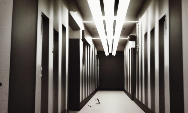 Surreal Liminal Space: A Nostalgic Architectural Nightmare