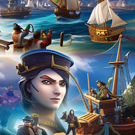 Treacherous seas, thundering waves, and a pirate's life for me! A universe of swashbuckling adventure and high-seas mayh...