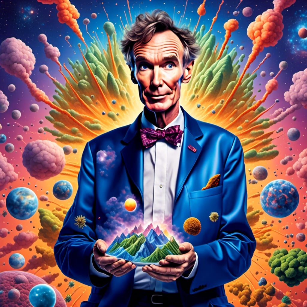 Bill Nye the Science Guy Gets Comically High