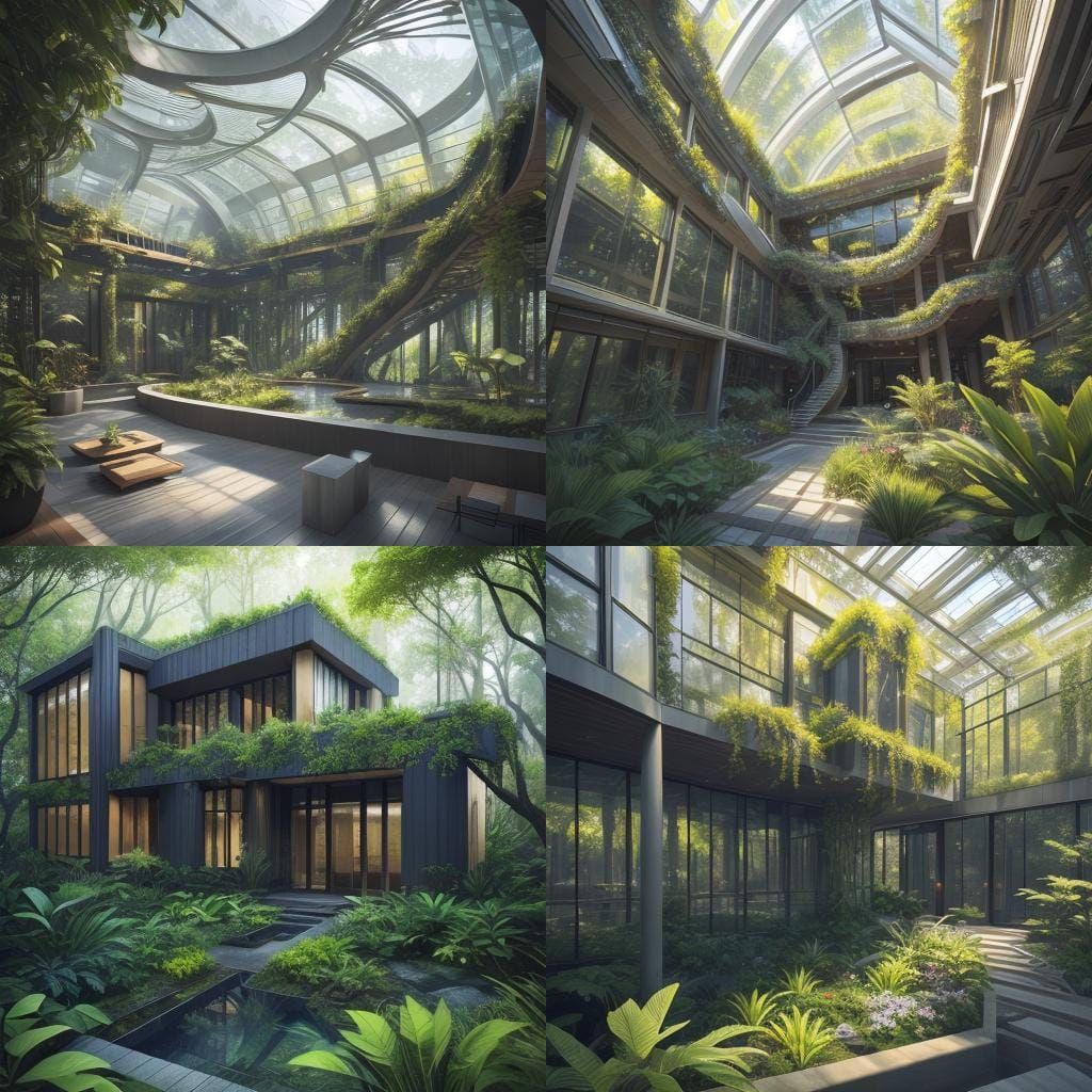Biophilic Architecture Blending Building With Nature