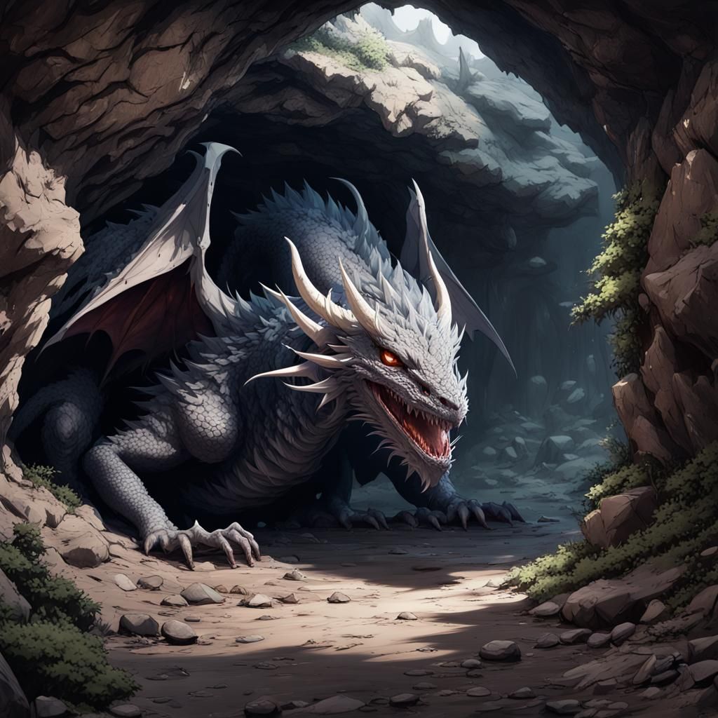 Wounded Dragon Hiding: 3D Anime Art