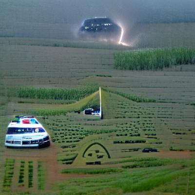 Dramatic Stormy Sky with Lightning Flashes