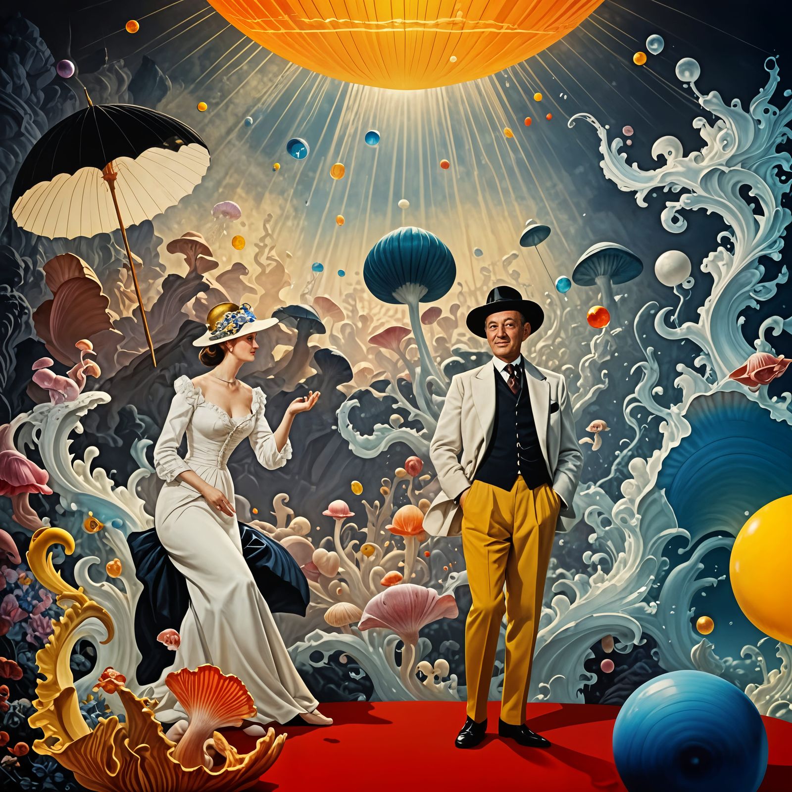 We have Gene Kelly and either Cyd, Debbie or Leslie...