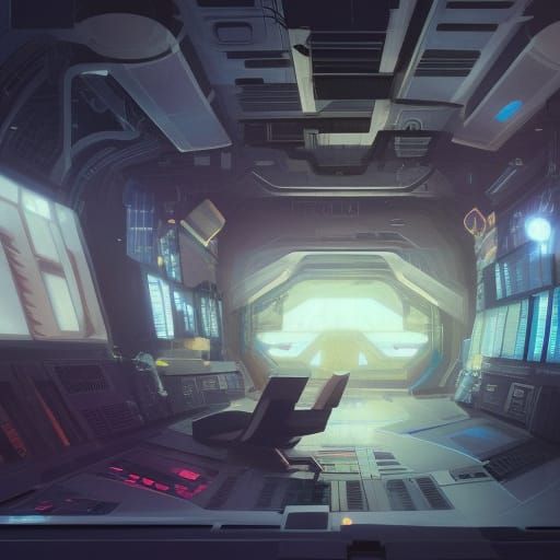 Space Station Control Center in Unreal Engine 5