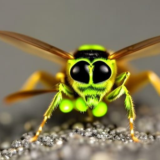 Alien Bee Filigree Creature in Macro Photography