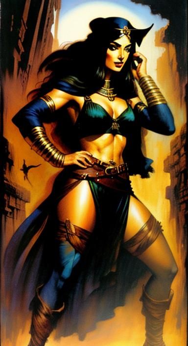 The Mummy in Fantasy Art Style