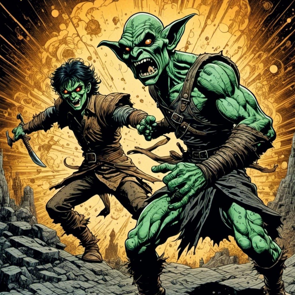 Here comes goblinman