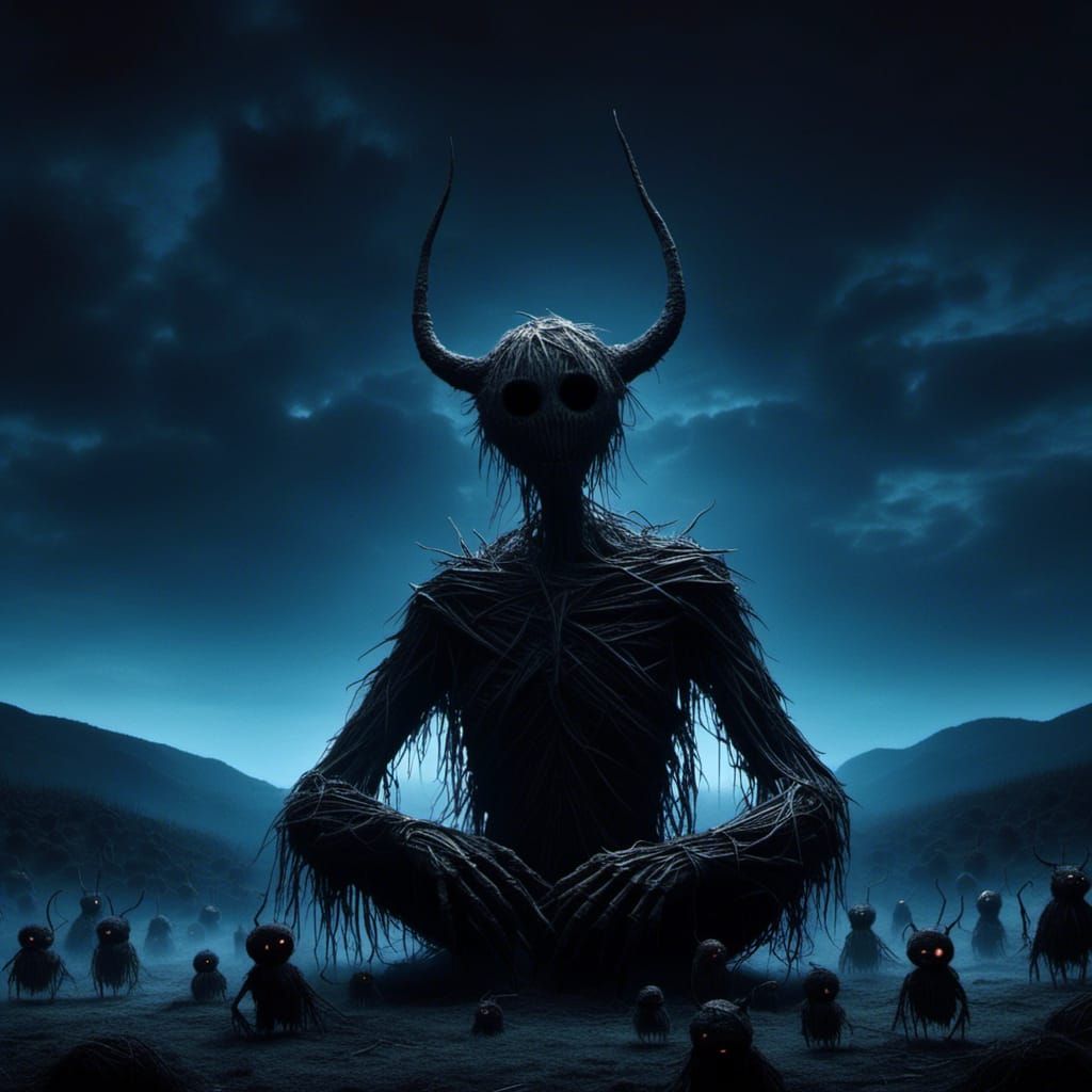 Lonely Figure in the Night