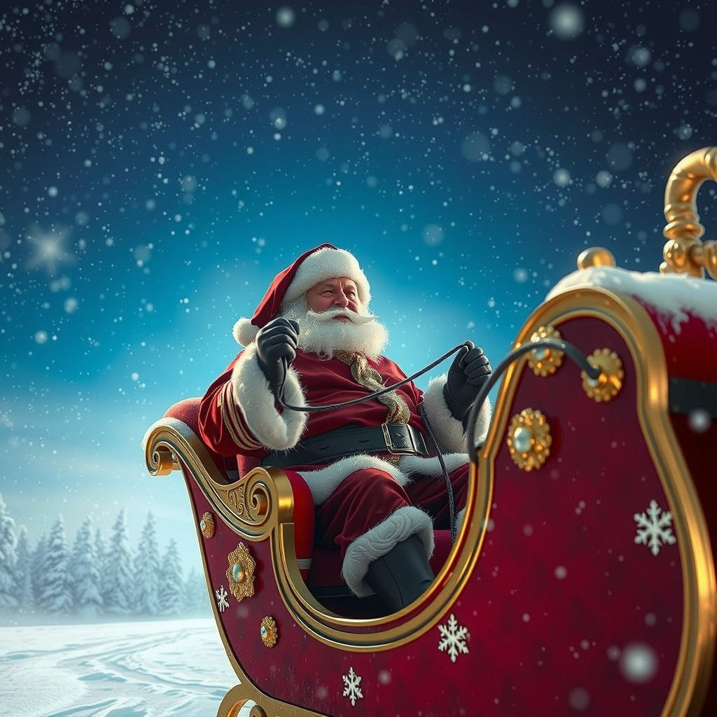 Sleigh Ride in Hyperrealistic Detail