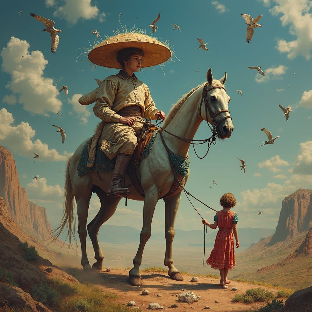 Surreal Oil Painting: The Final Frontier in Maximalism