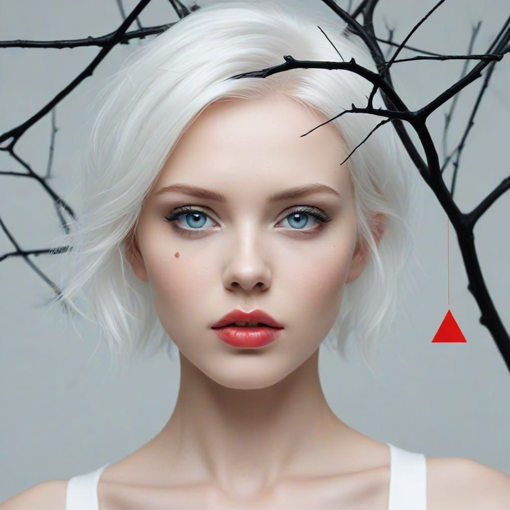 Enchanting Digital Portrait in Ethereal Glow