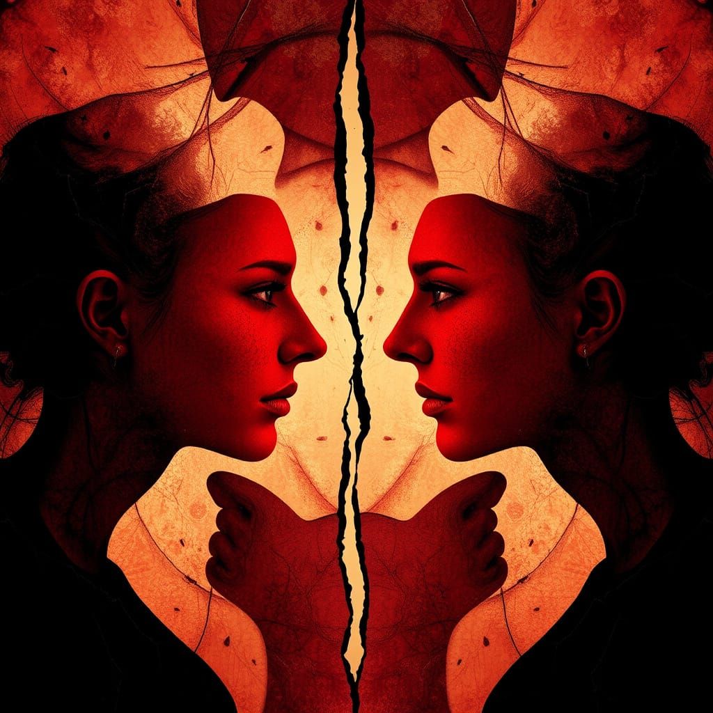 Hearts at Odds in a Prism of Reflection