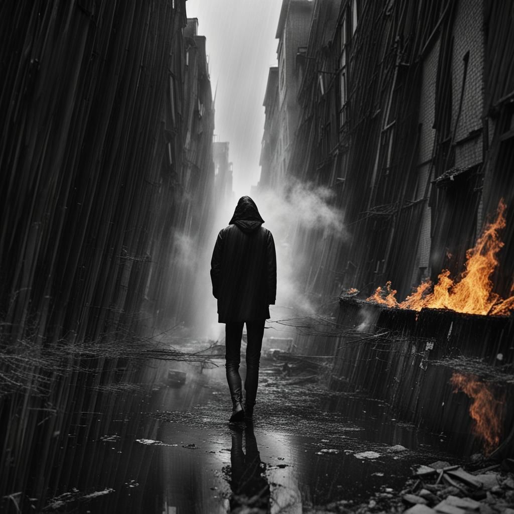 Inferno: A World Ablaze with a Spectral Face