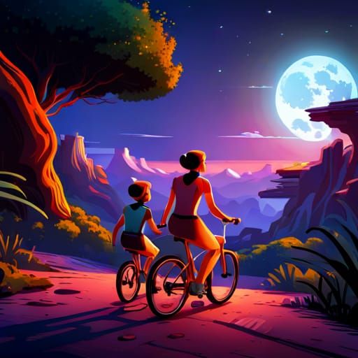 Child Learns to Ride Bike, Unreal Engine 5