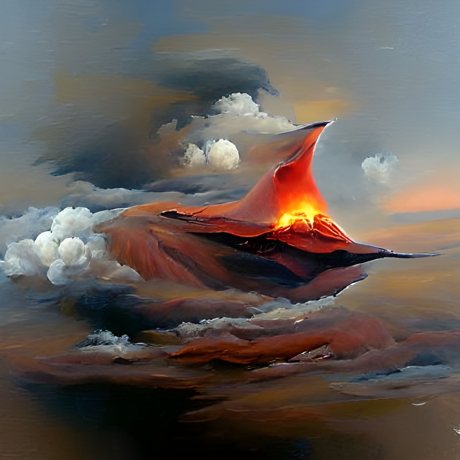 Erupting Volcano