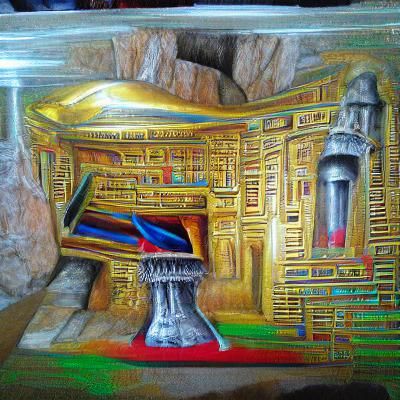 Futuristic Time Machine Hidden in Egyptian Tomb