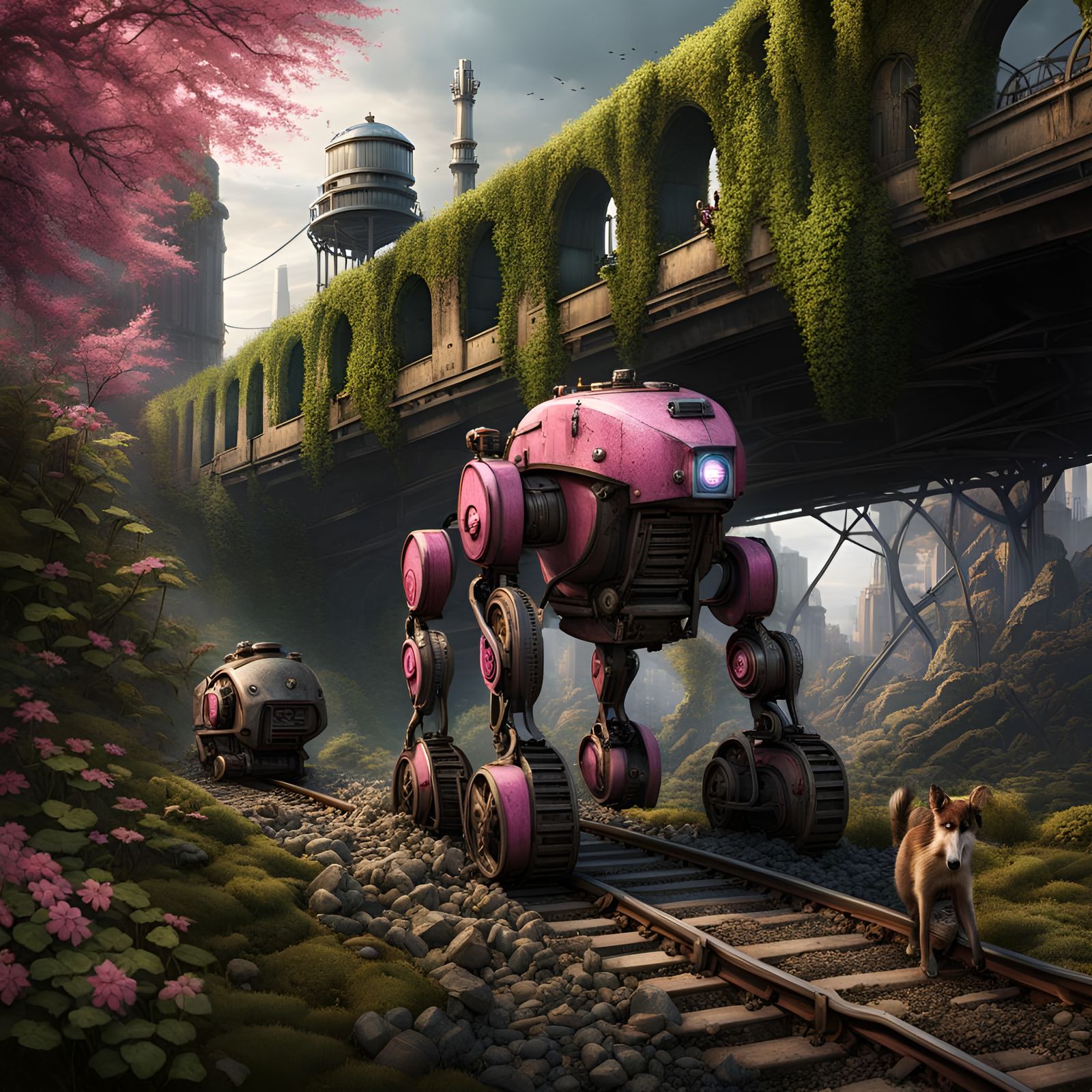 The Shepherdess's abandoned robots